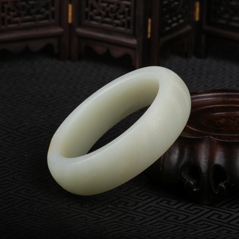 和田白玉手镯-红掌柜