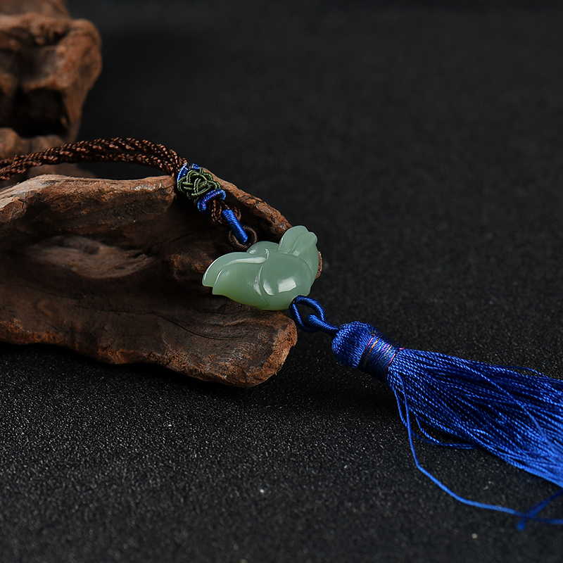 和田青玉莲花包挂-红掌柜