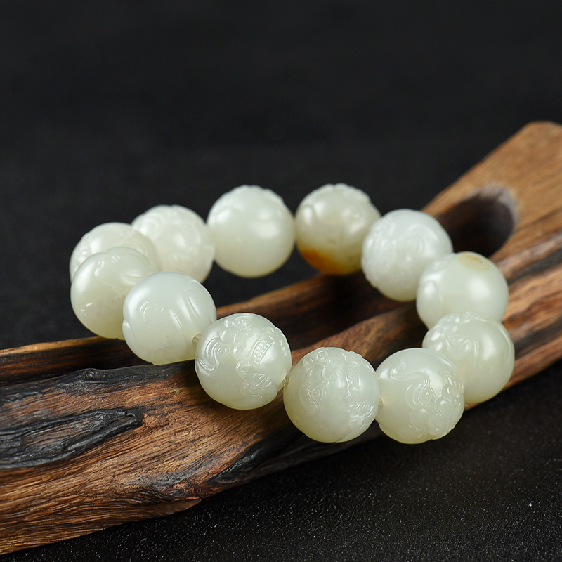 籽料和田青白玉-红掌柜