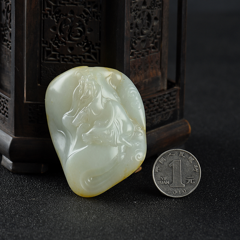 新疆天然和田玉籽料-红掌柜