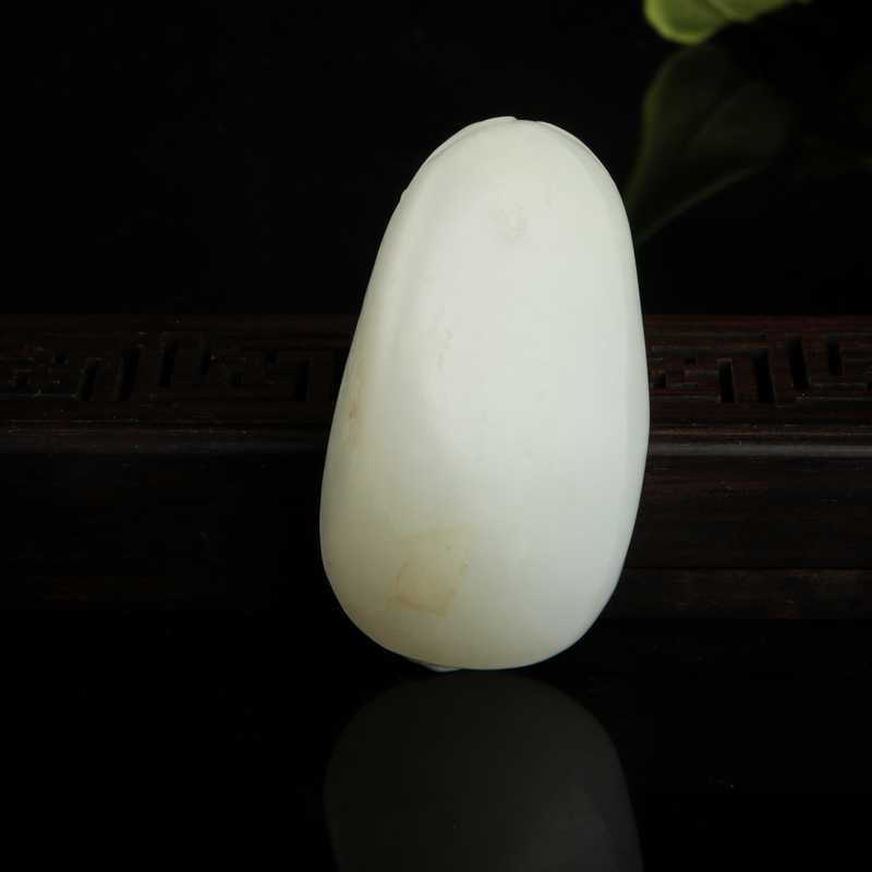 新疆和田白玉一品清廉吊坠-红掌柜