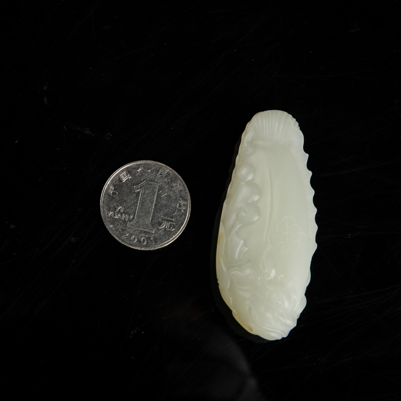 籽料和田白玉吊坠-红掌柜