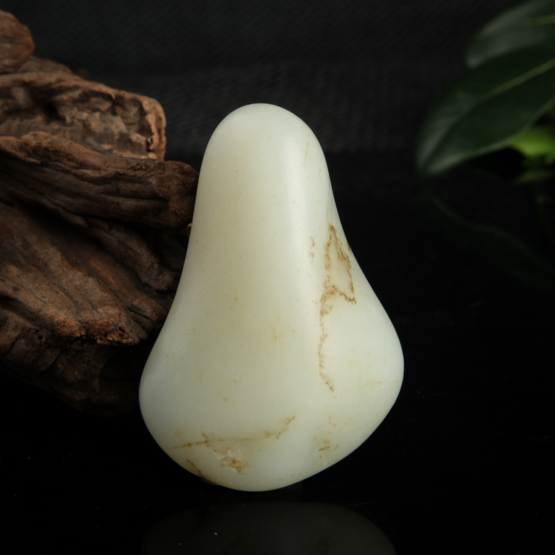 籽料和田白玉原矿-红掌柜