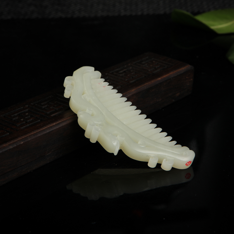 和田白玉梳子-红掌柜