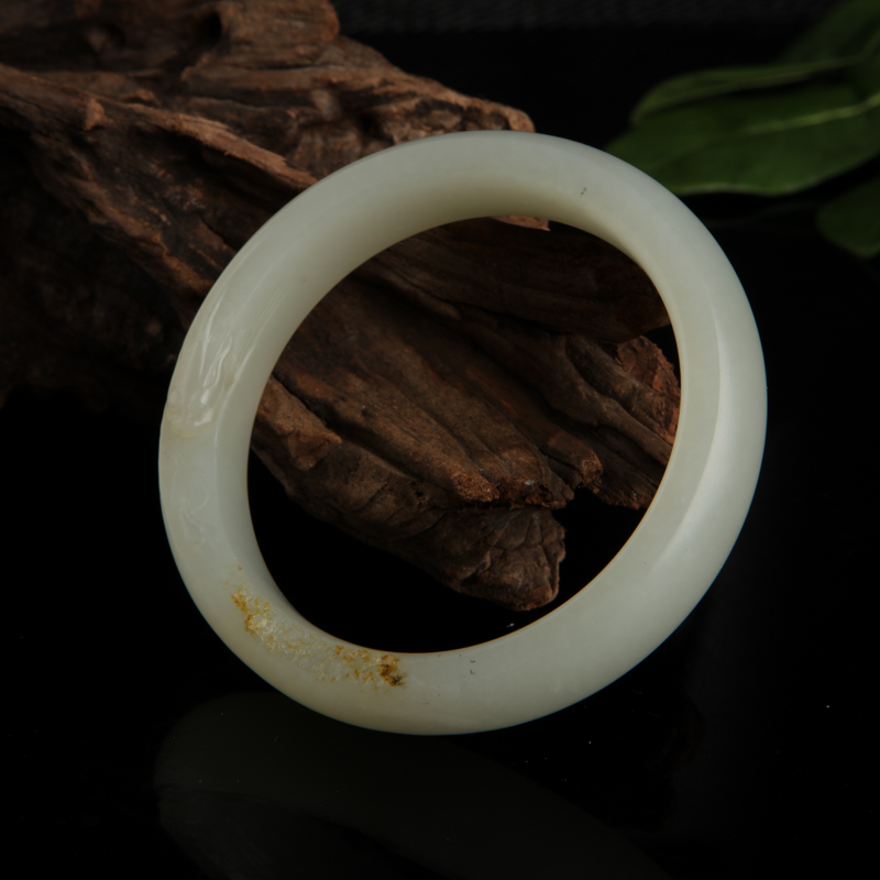 和田白玉古龙手镯-红掌柜