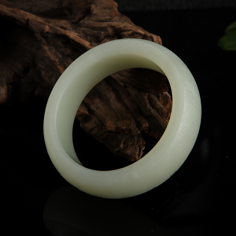 和田白玉手镯-红掌柜