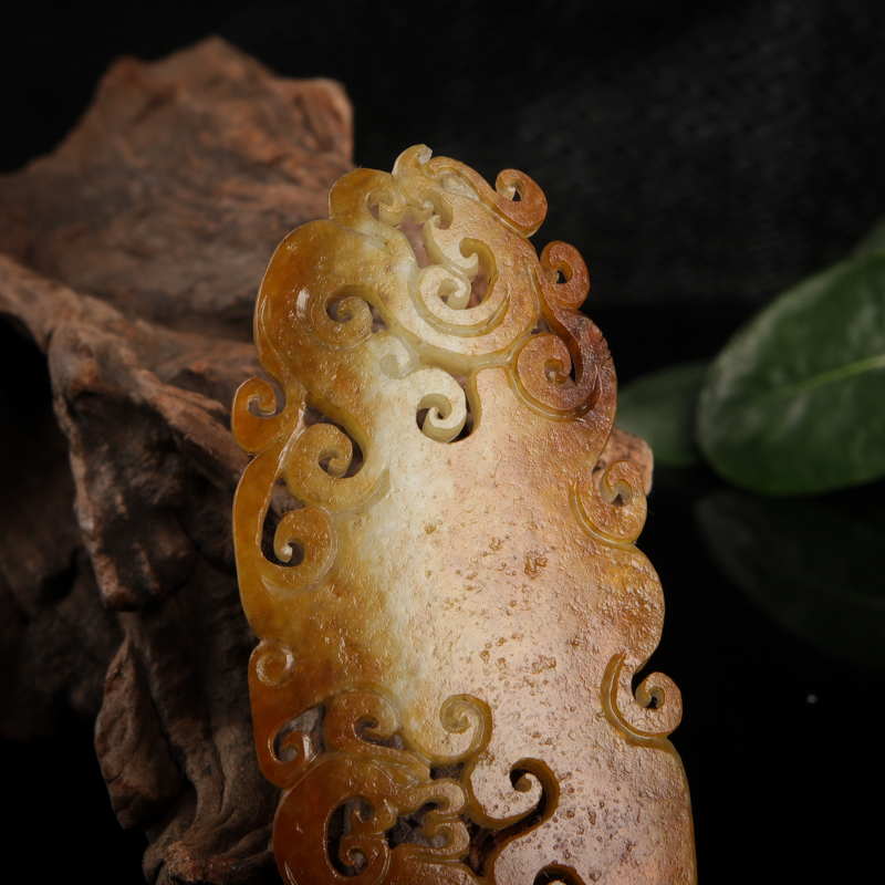 仿古龙纹吊坠-红掌柜