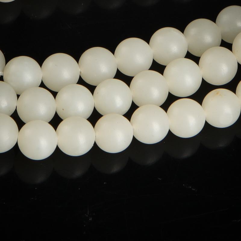 天然山料和田白玉108佛珠-红掌柜