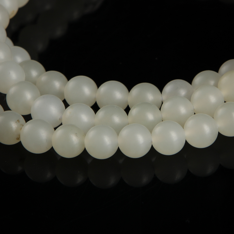 和田白玉佛珠-红掌柜