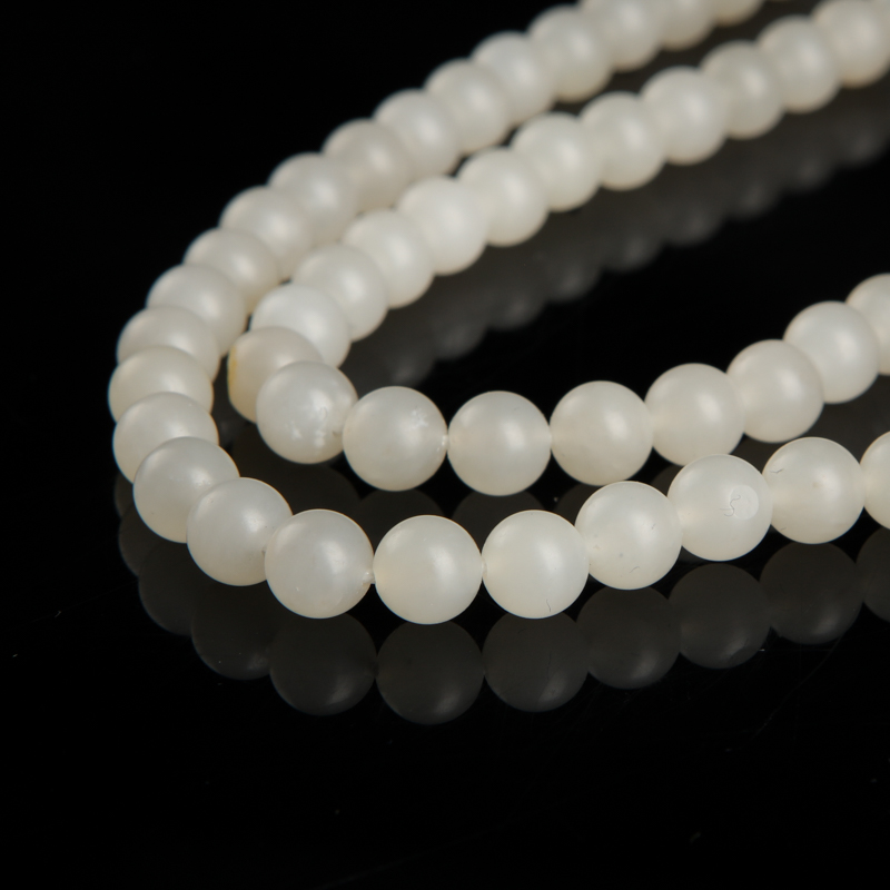 新疆和田白玉108佛珠-红掌柜