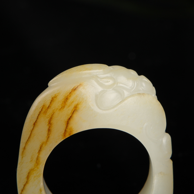 和田玉辰龙吊坠、戒指两用款-红掌柜