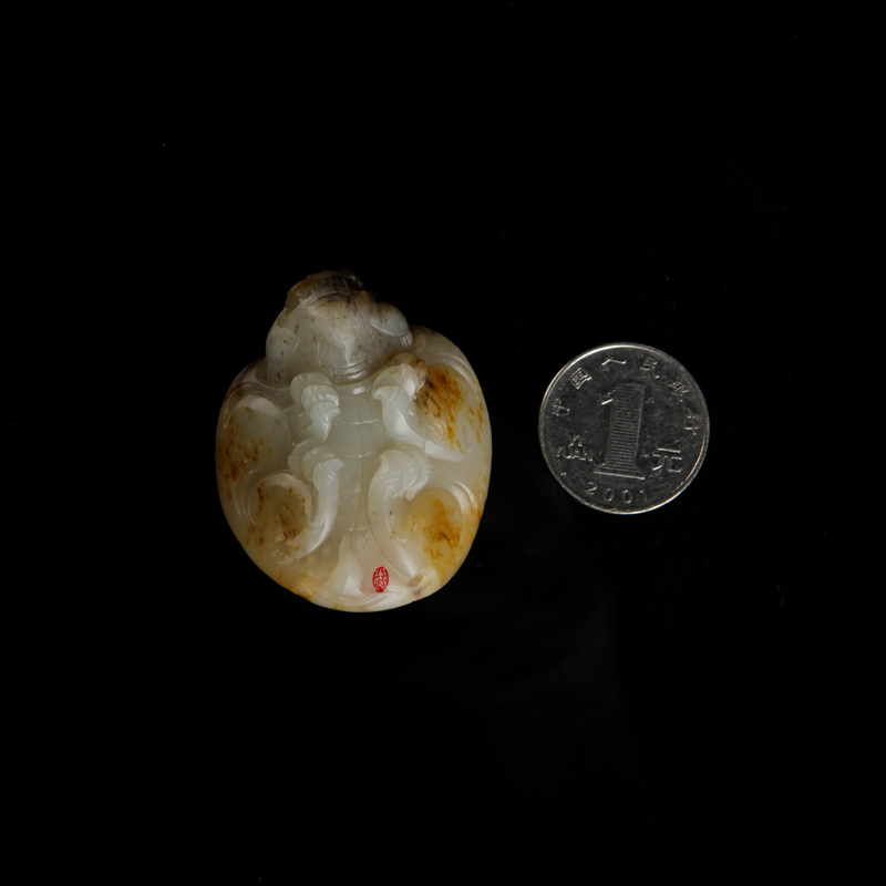 新疆和田玉龙龟吊坠-红掌柜