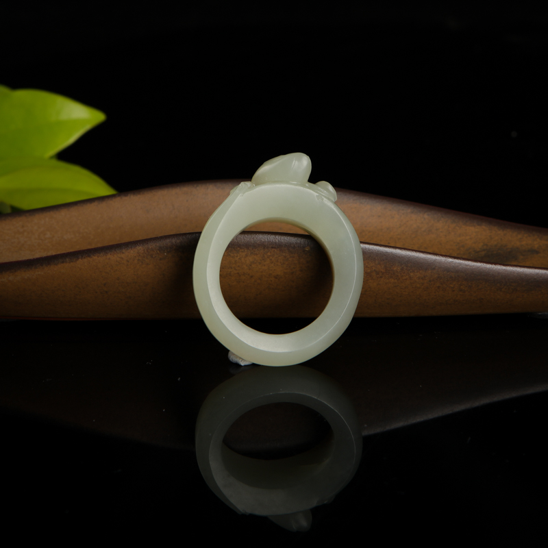 和田玉扳指-红掌柜