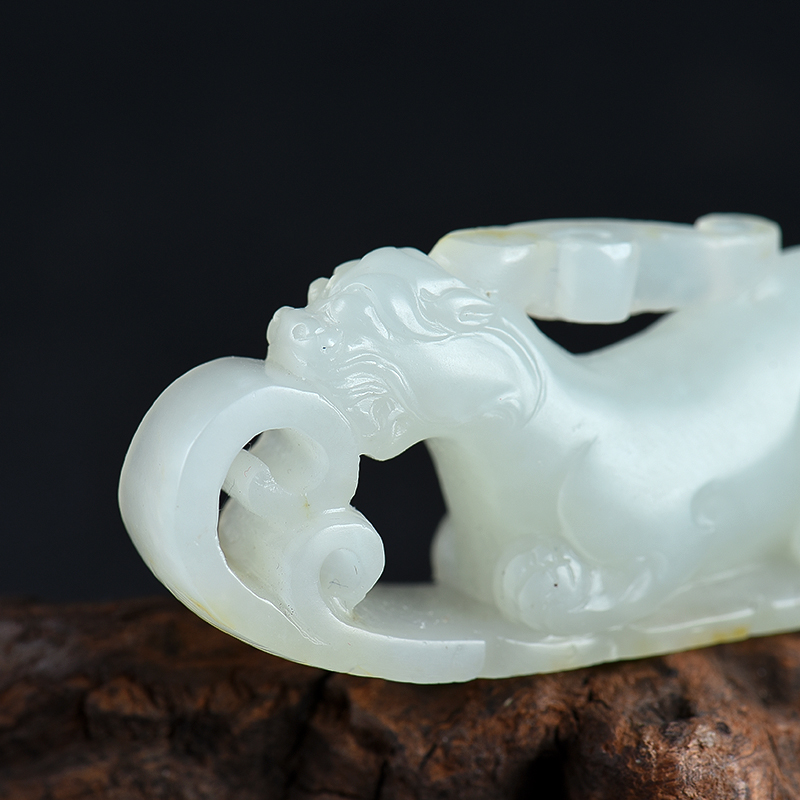 和田玉貔貅摆件-红掌柜