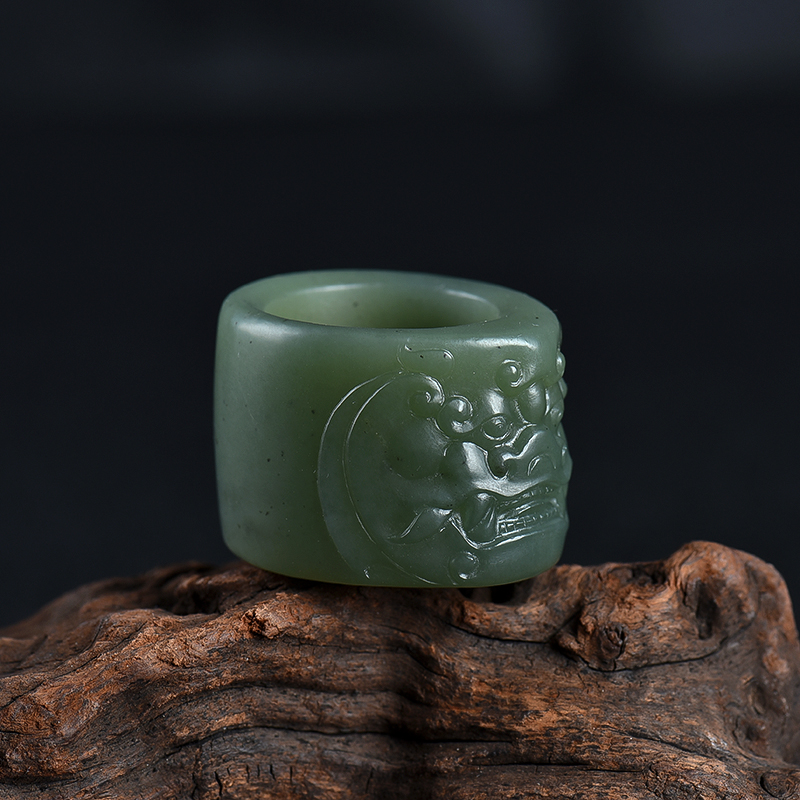 和田青玉扳指-红掌柜