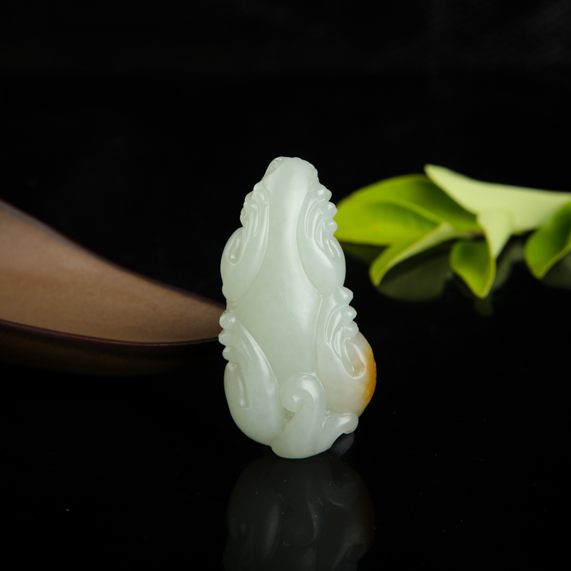 籽料和田青玉貔貅吊坠-红掌柜