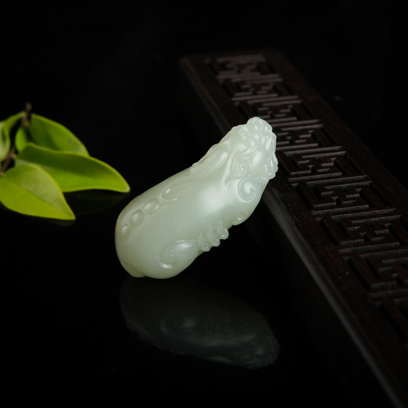 籽料和田青玉吊坠-红掌柜