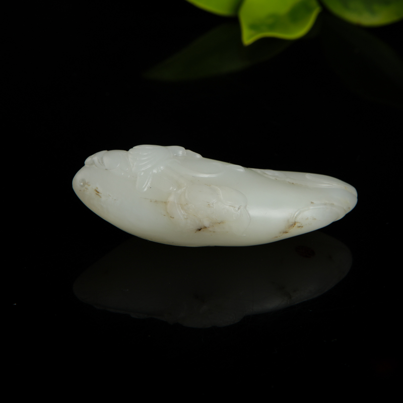 籽料和田玉吊坠-红掌柜