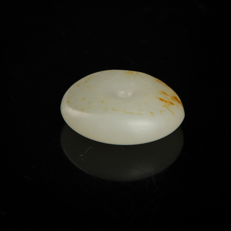 天然籽料和田白玉吊坠-红掌柜