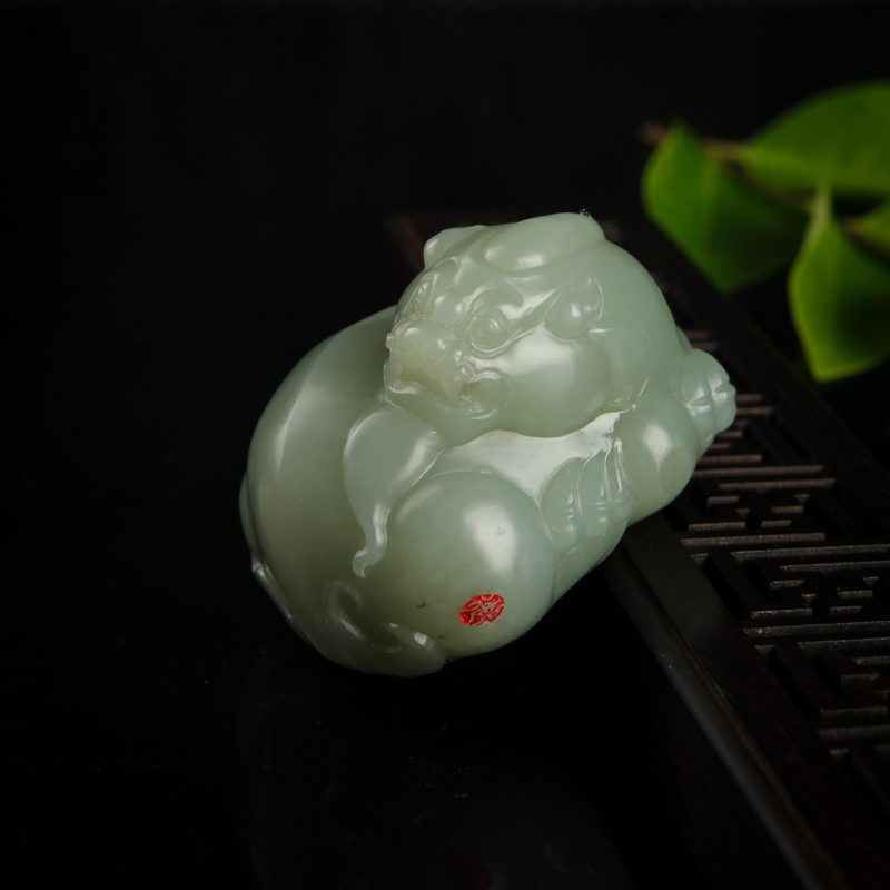 籽料和田青玉吊坠-红掌柜