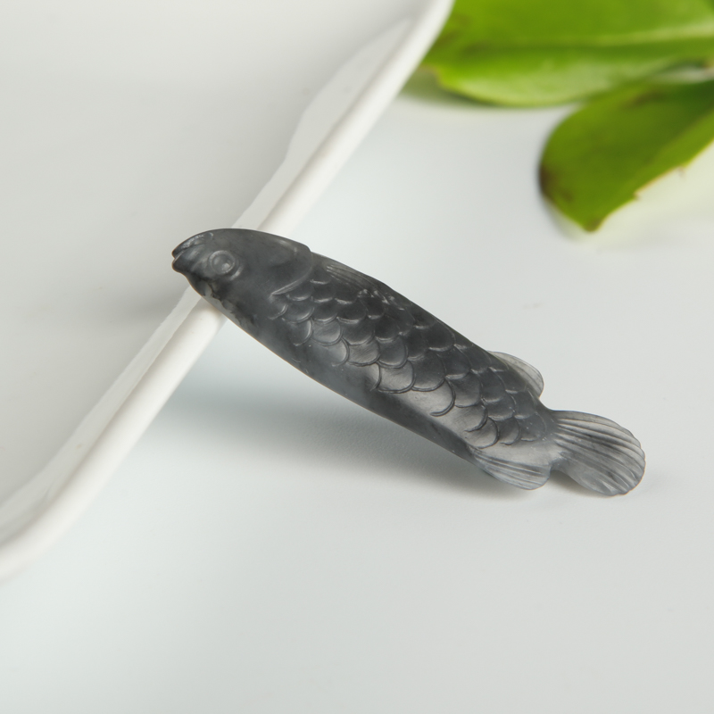 和田青花玉金玉满堂吊坠-红掌柜