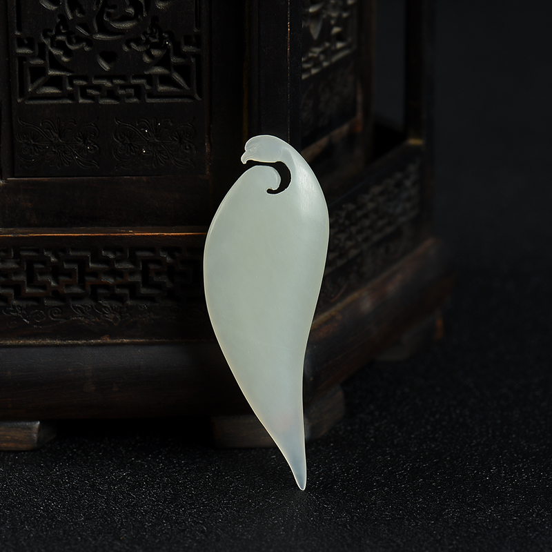 籽料和田白玉天鹅-红掌柜