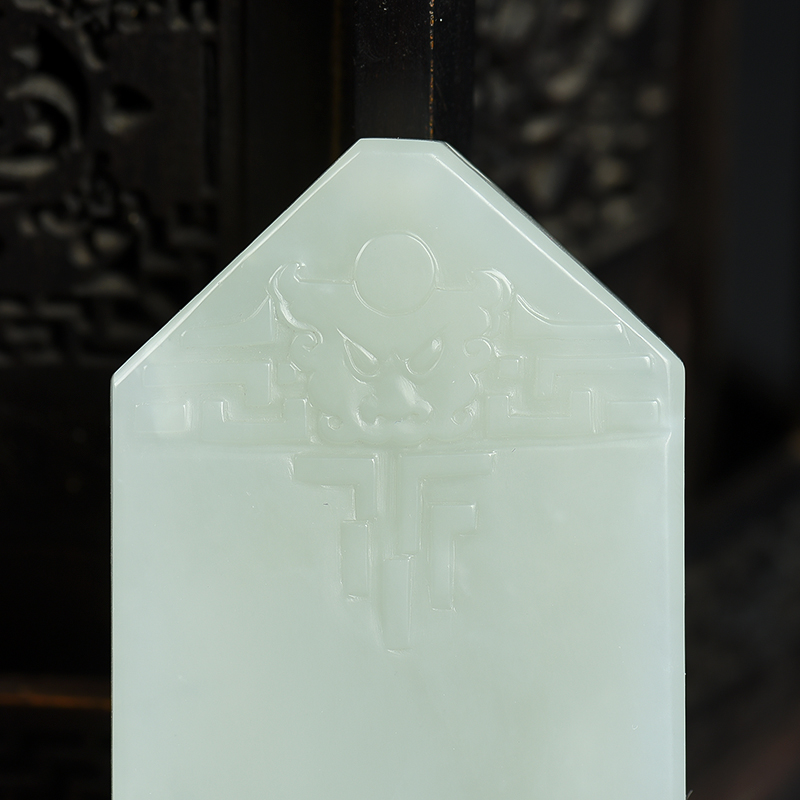 山料和田白玉吊坠-红掌柜