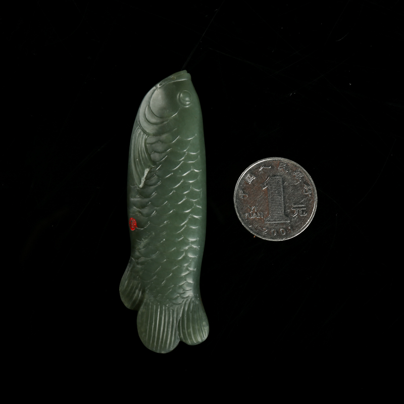 籽料和田玉金玉满堂吊坠-红掌柜