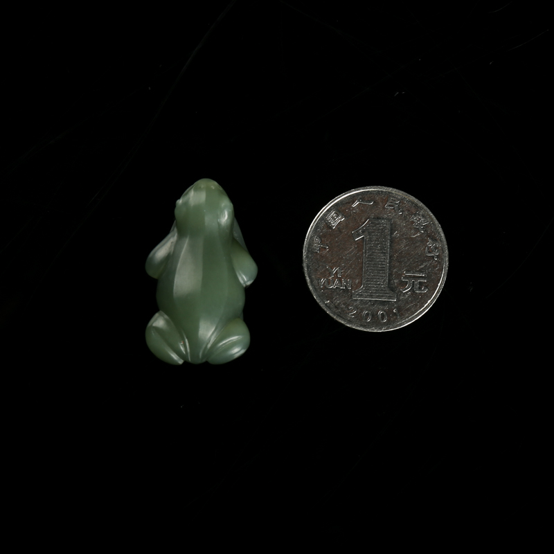 新疆天然和田玉吊坠-红掌柜