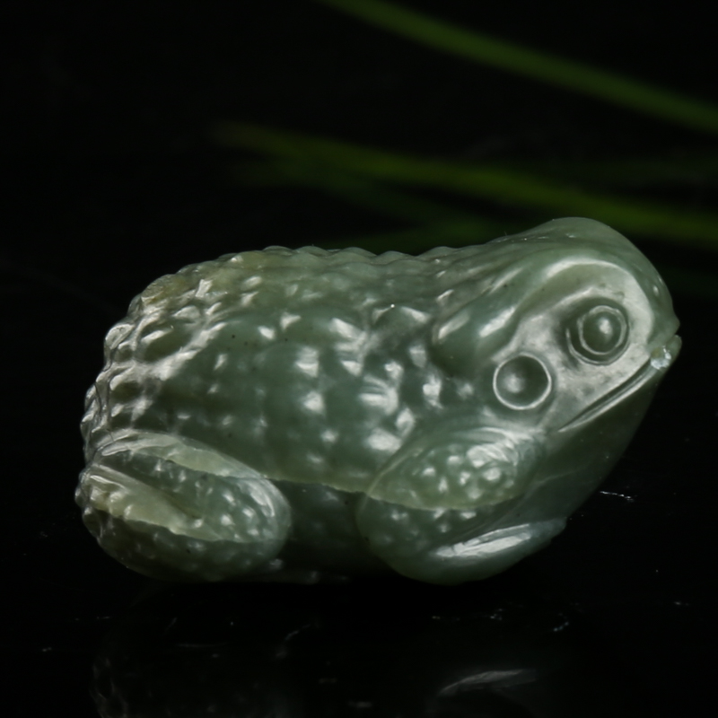 籽料和田玉招财进宝吊坠-红掌柜