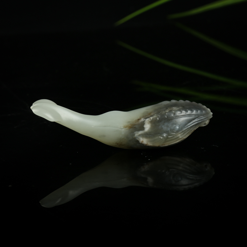 籽料和田玉年年有余吊坠-红掌柜