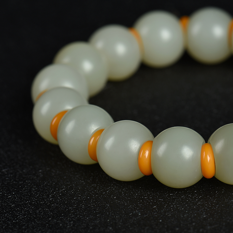 籽料和田玉手串-红掌柜