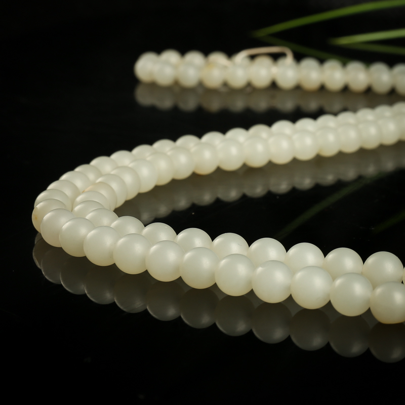 籽料和田玉108佛珠-红掌柜