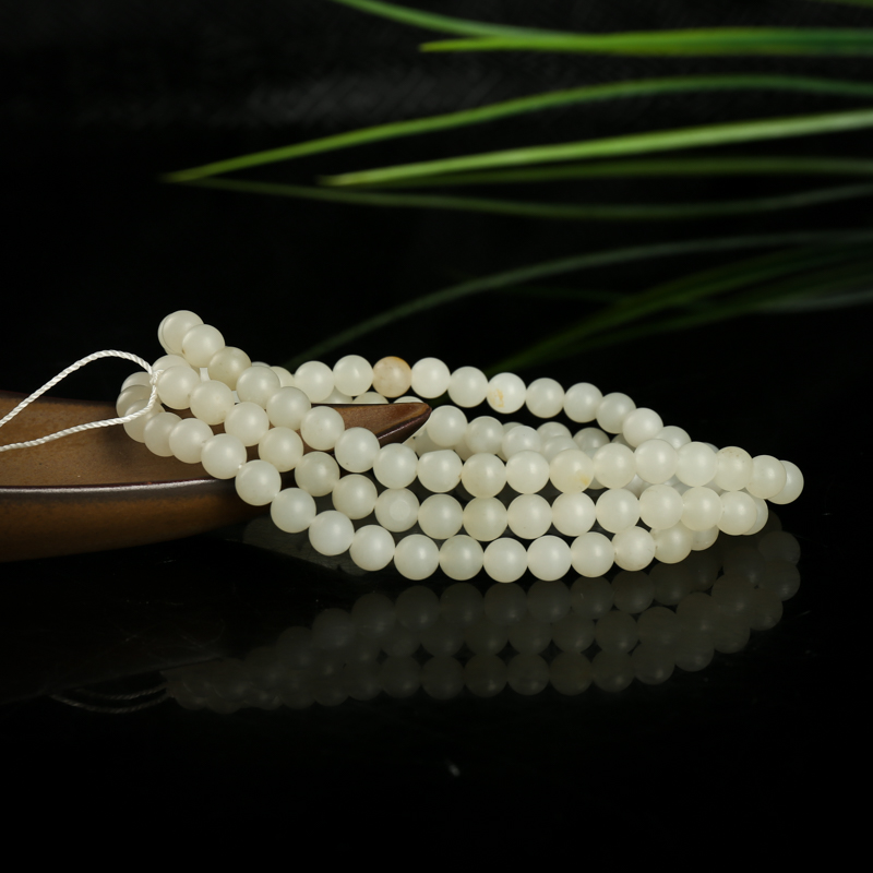 籽料和田白玉108佛珠-红掌柜