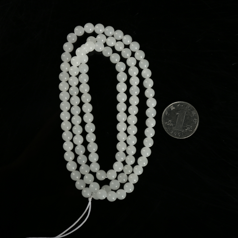 新疆和田白玉108佛珠-红掌柜