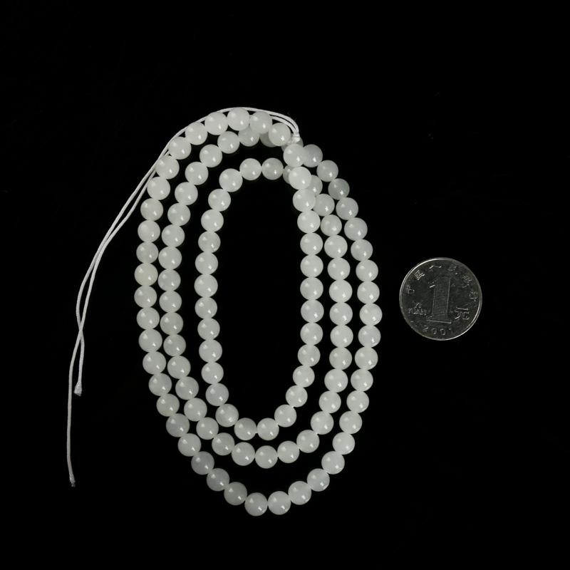 青海和田白玉108佛珠-红掌柜