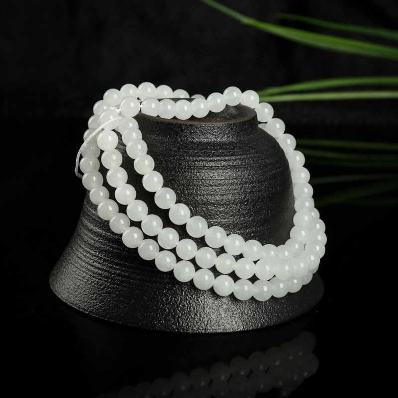 和田玉108佛珠-红掌柜