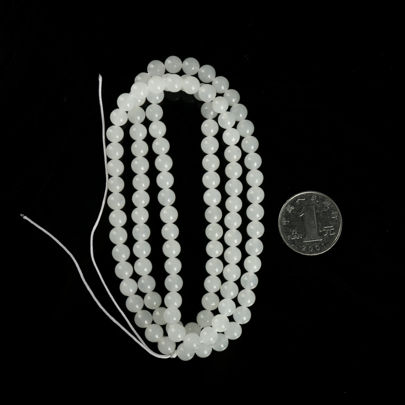 青海天然和田玉108佛珠-红掌柜