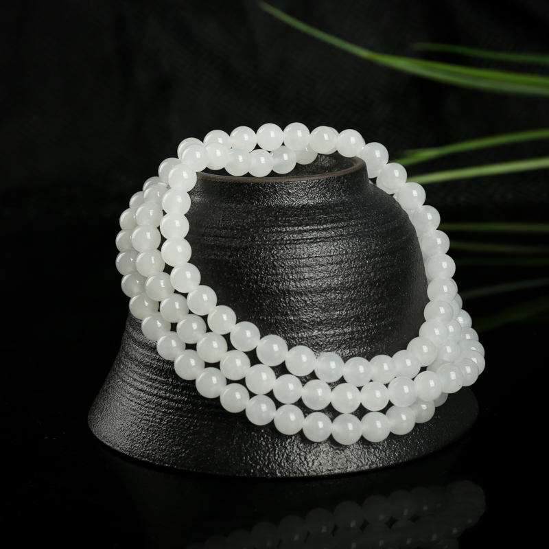 和田玉108佛珠-红掌柜