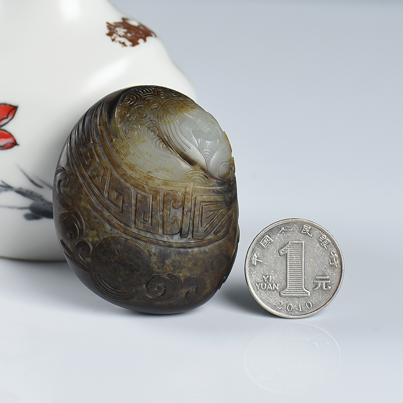 和田玉吊坠-红掌柜