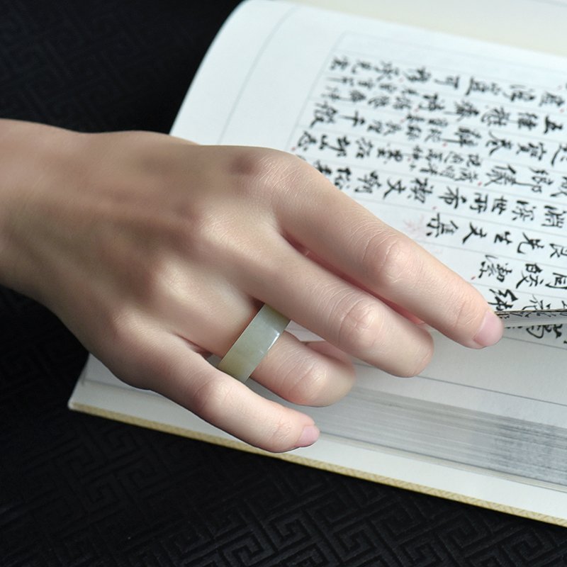 新疆和田玉戒指-红掌柜