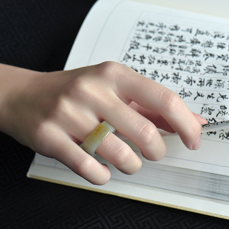 新疆和田玉戒指-红掌柜