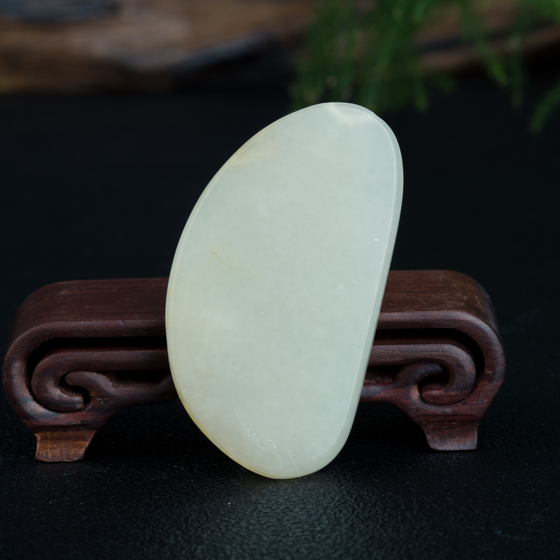 天然新疆籽料和田玉凤凰吊坠-红掌柜