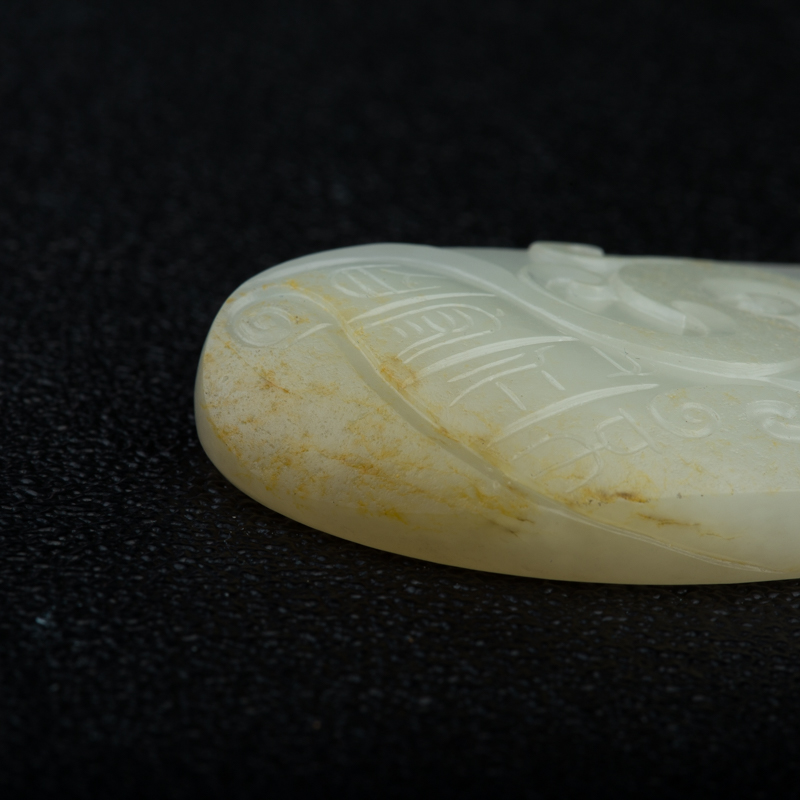 新疆和田玉凤凰吊坠-红掌柜