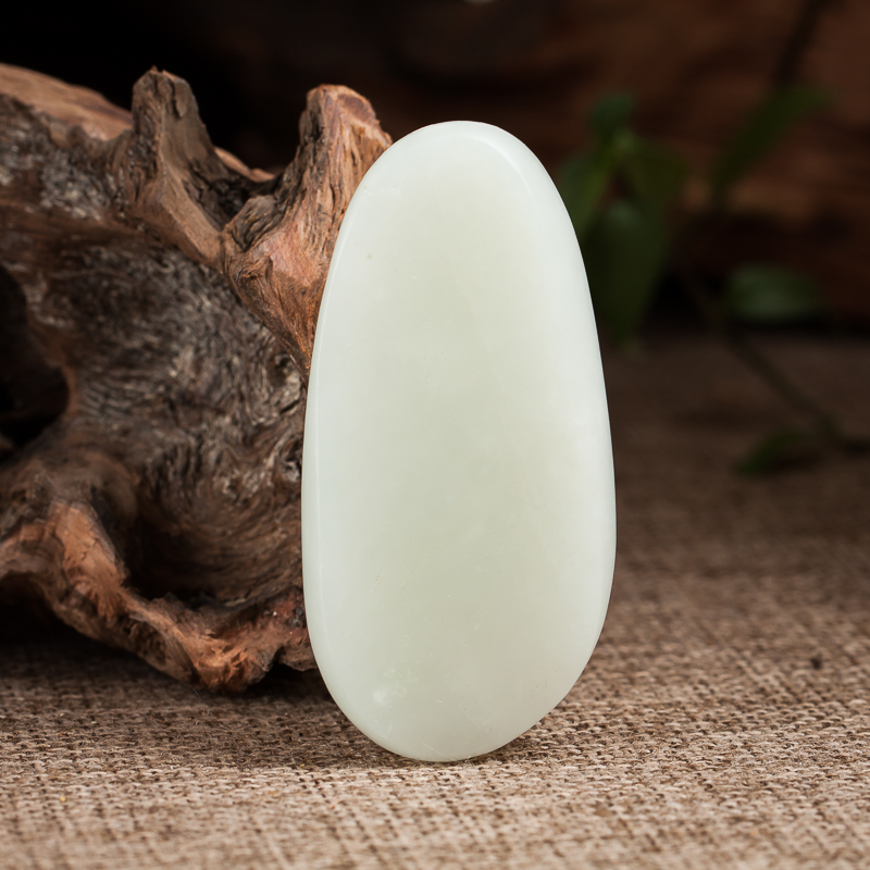 和田玉观音吊坠-红掌柜