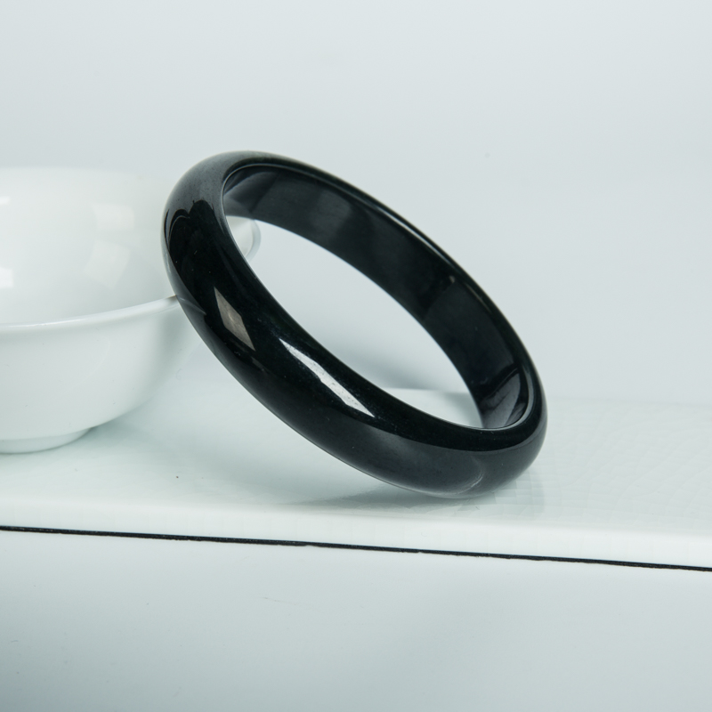 和田玉光面平安镯-红掌柜