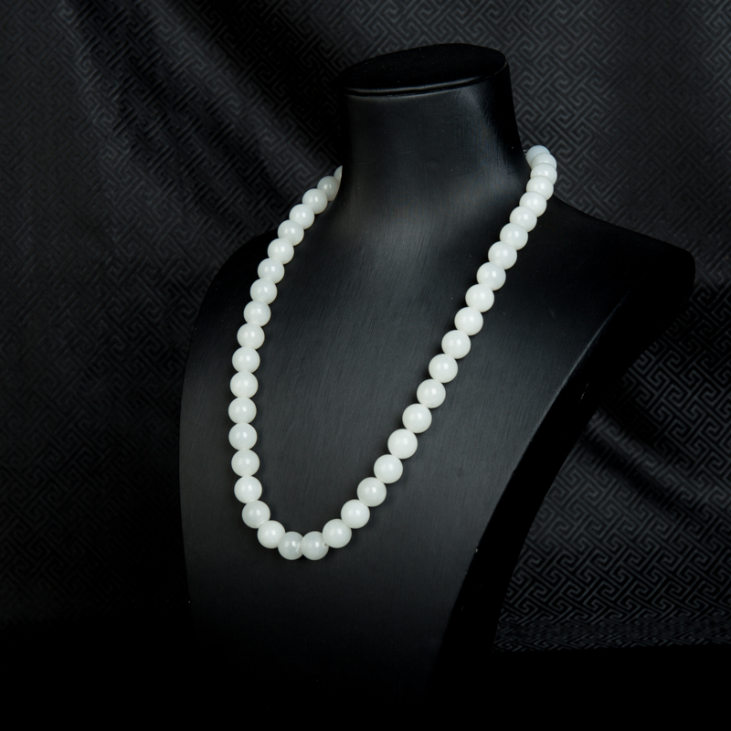 山料和田白玉项链-红掌柜