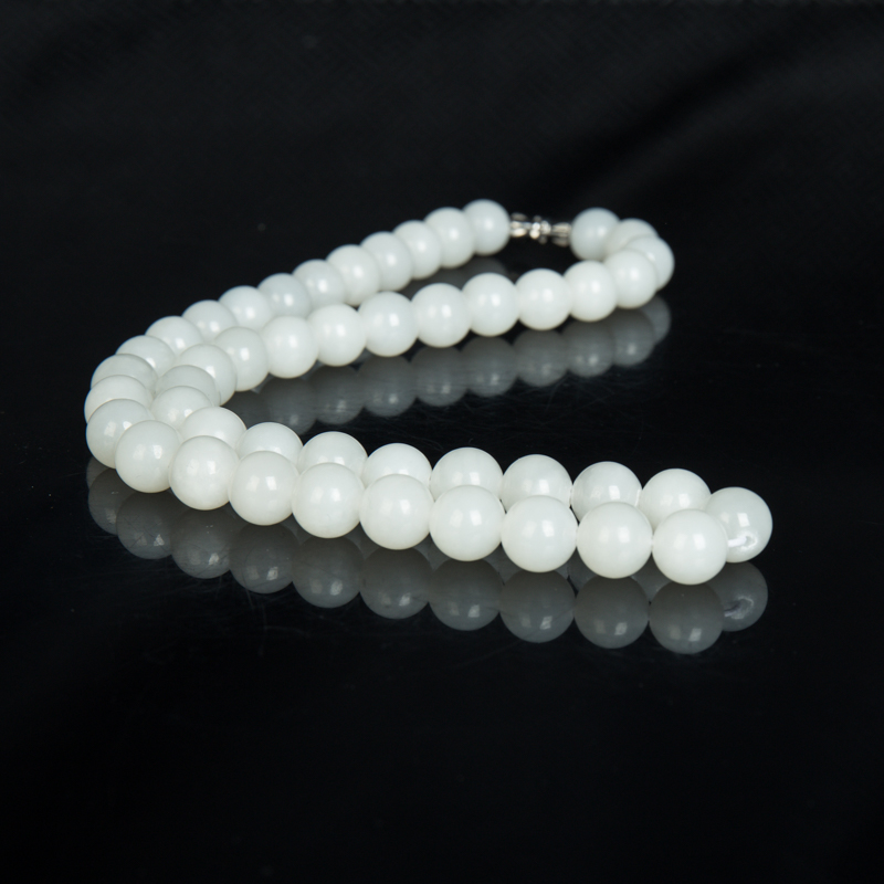 天然和田白玉项链-红掌柜