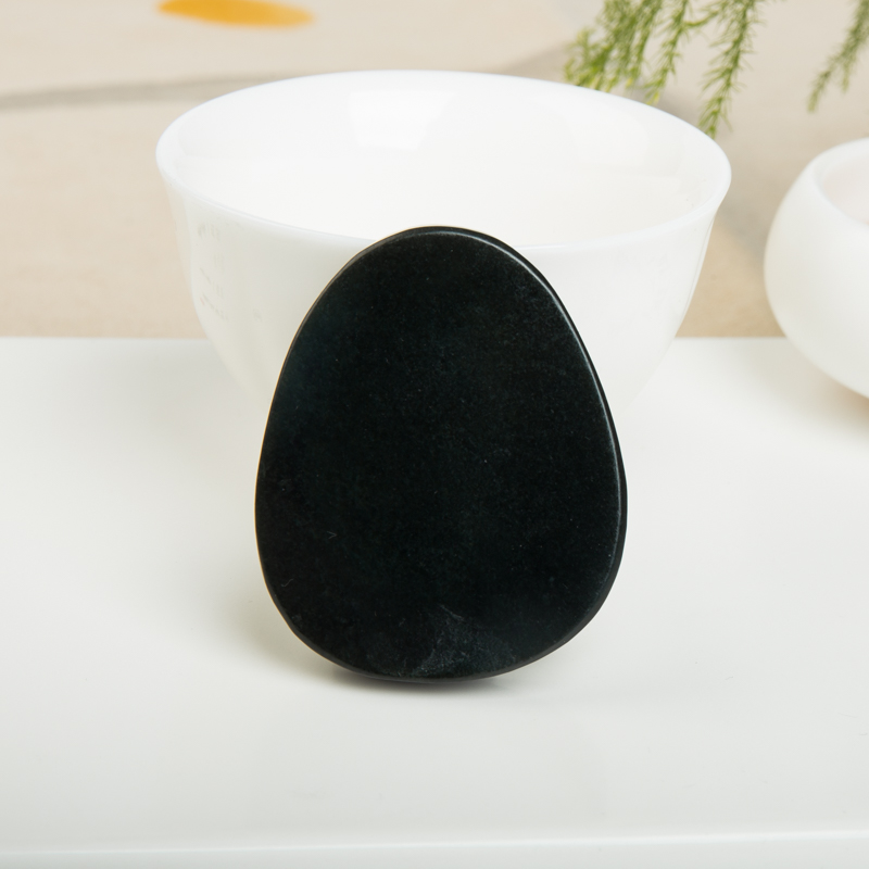 山料和田黑青玉吊坠-红掌柜