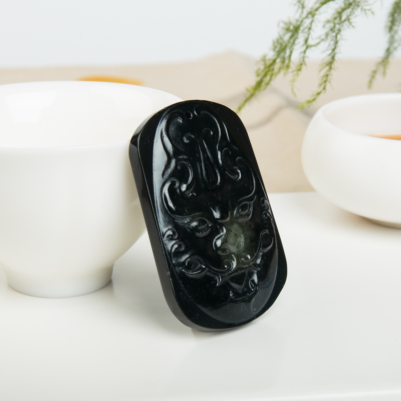 天然和田玉吊坠-红掌柜